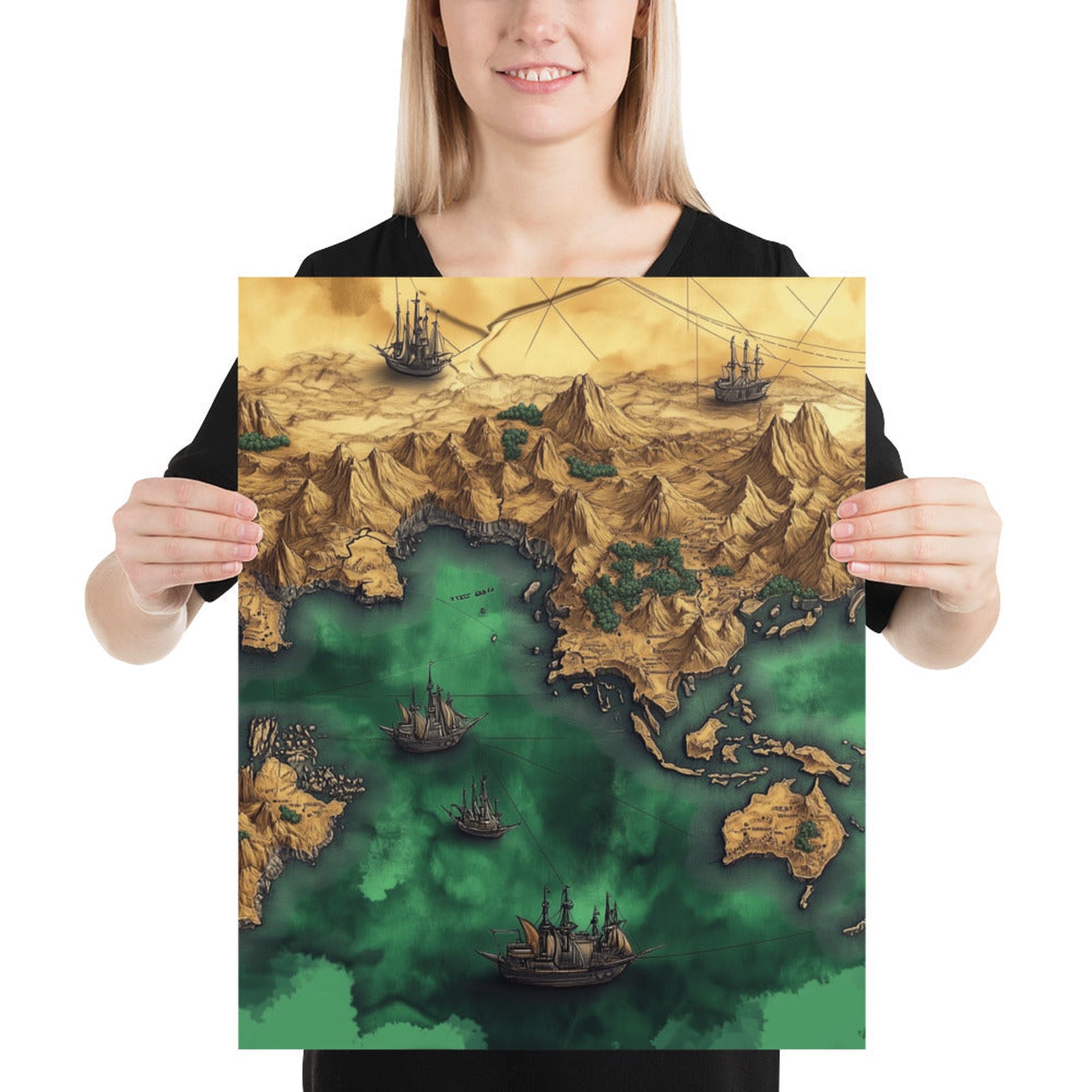 Aesthetic World Map Poster